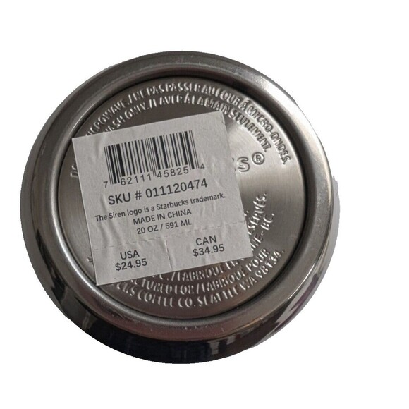NEW Starbucks 2021 50th Anniversary 20oz Stainless steel Siren Vacuum Insulated - Picture 4 of 6